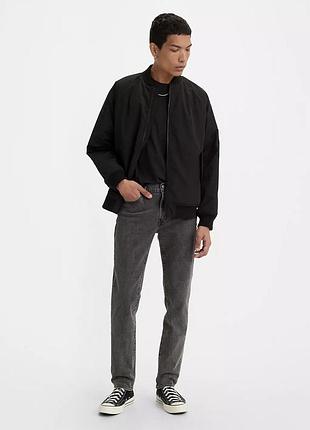 Оригинальные джинсы levi’s 511 straight slim jeans grey stonewash