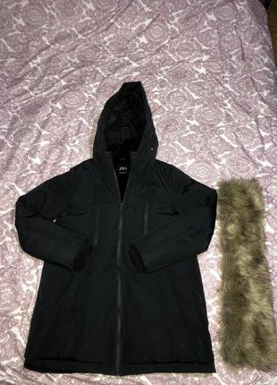 Мужская зимняя куртка zara