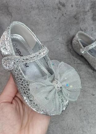 Детские туфли для девочки праздничные нарядные