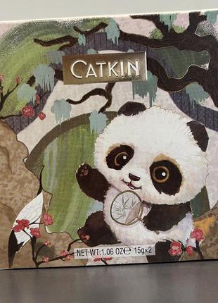 Bb-крем в кушон для обличчя catkin panda land coverage bb cushion c03, 2*15 г