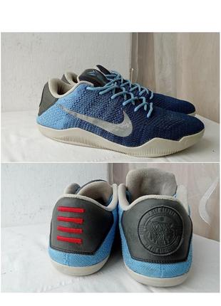Оригинальные кроссовки nike  kobe 11 elit low brave blue 822675-404 (2015 г.)