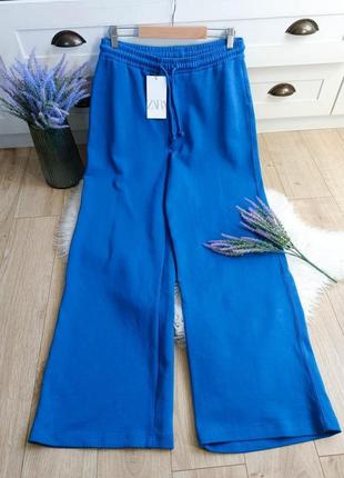Штани straight-leg interlock від zara, розмір m
