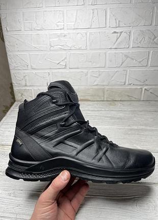 Крутые кожаные тактические ботинки haix gore-tex