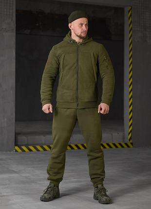 Зимовий флісовий костюм 7.62 олива