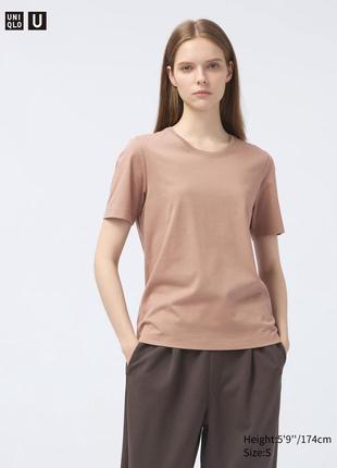 Футболка з круглим вирізом 100% supima cotton uniqlo