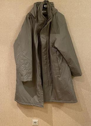 Новая куртка uniqlo hooded coat хаки, размер xl