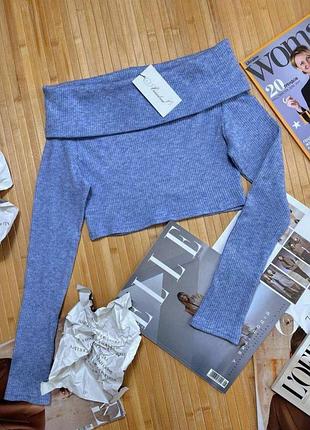 Женский топ ангора рубчик