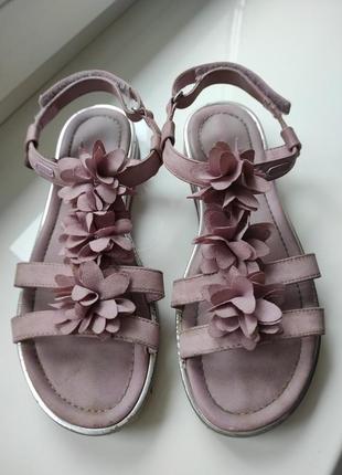 Босоніжки sprit кожані, 36, 23 см