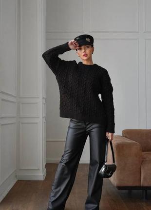 Удлиненный теплый шерстяной свитер (8 цветов) свитер 50% шерсть