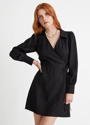 Сукня & other stories collared wrap mini dress / 40