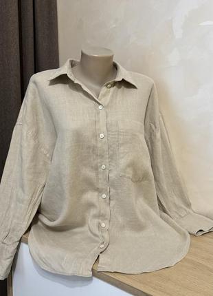 Сорочка zara льон