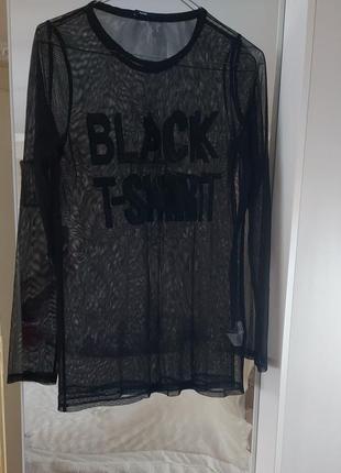 Прозрачная накидка из сетки