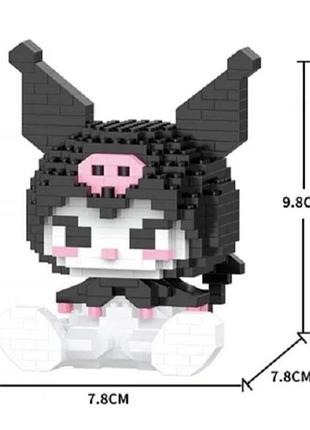 Конструктор лего sanrio котик kuromi фигурка 6