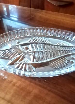 Винтажная хрустальная сельдь