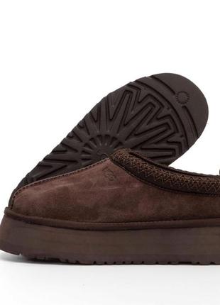 Женские угги на платформе коричневые, ugg tasman brown platform, жэнкие угги