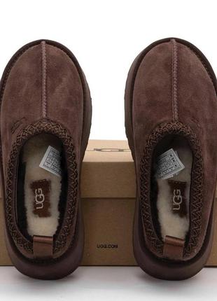 Женские угги на платформе коричневые, UGG Sport Yeah Slides platform, жэнкие угги8 фото