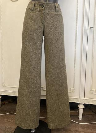 Брюки палаццо вовна/шовк