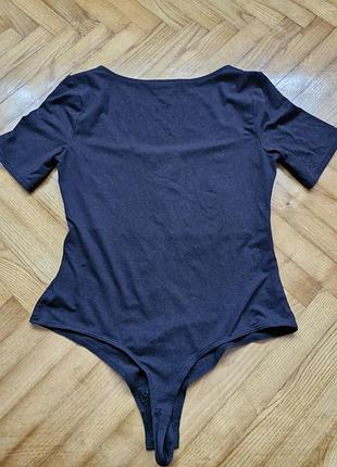 H&m-чорний боді стринг, р.-m