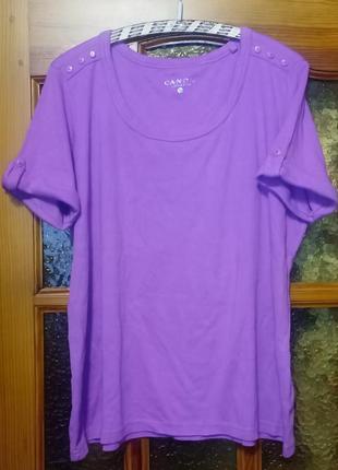 Футболка женская сиреневая. canda. eur.xl, укр. 56-58