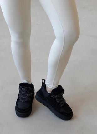 ugg Btfl lowmel sneakers black3 фото