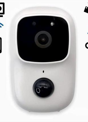 Камера відеоспостереження smart wifi додаток tuya працює від 2x18650