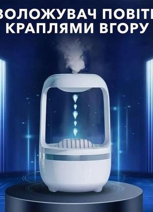 Зволожувач повітря ультразвуковий drop humidifier and-199, левітуючий розпилювач для спальні, будинки, готелі