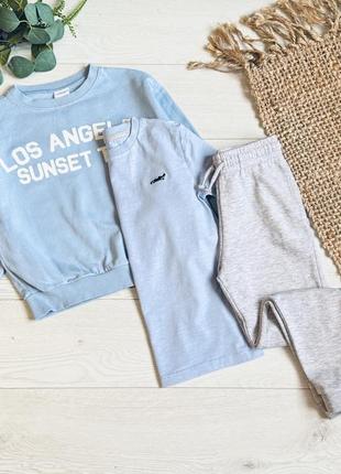 ❄️спортивные штаны на 6/7 р начес цена -210 г ❄️свитшот zara на 6 р унисекс, свободный крой цена -220 🌱футболка next на 6/7 р цена -130 г