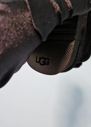 Уггі жіночі ugg neumel platform chukka boot  black натуральна замша та овчина5 фото