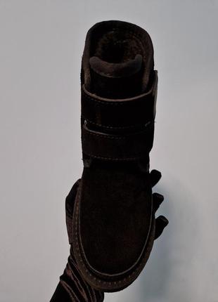 Уггі жіночі ugg neumel platform chukka boot  black натуральна замша та овчина4 фото
