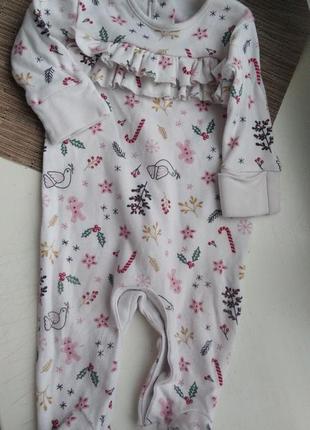Matalan человечик новогодний 0-3 мес 56 см