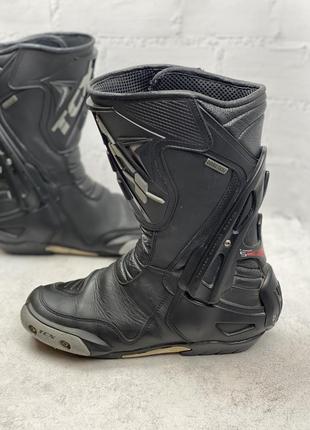 Мужские кожаные мотоботы tcx gore-tex