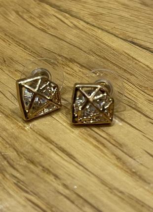 Серьги бриллианты