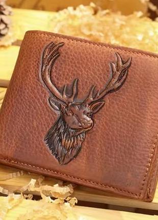 Коричневый кошелек для мужчины
