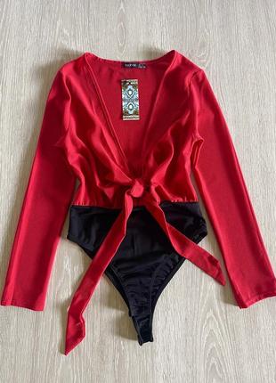 Boohoo новый стильный боди