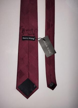 Нова червона краватка галстук картата barry.wang