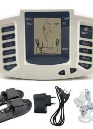 Масажер електростимулятор точковий для тіла і стоп digital therapy stroke slimming jr-309a