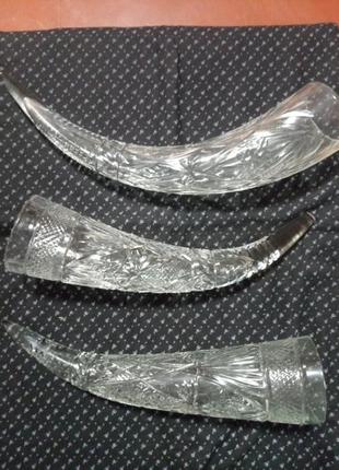 Рог изобилия из хрусталя