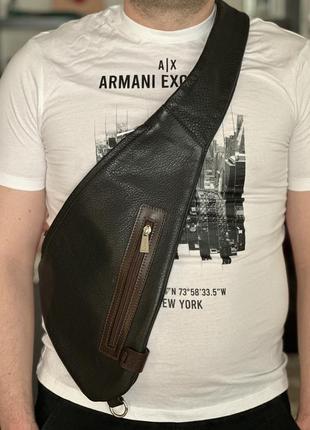 Мужская сумка через плечо chiarugi