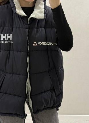 Мужской пуховый двусторонний жилет helly hansen