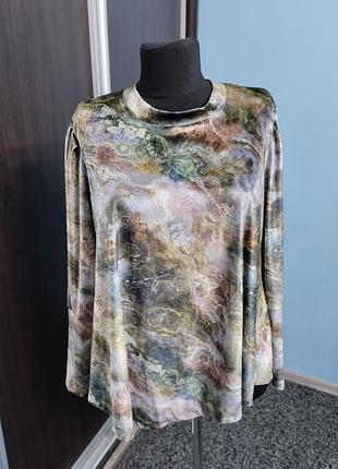 Блуза бархатная