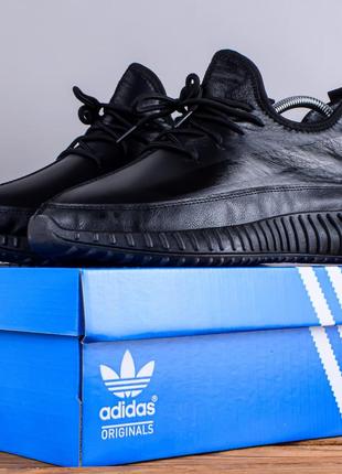 Зимние кроссовки в стиле-ли yeezy boost на меху