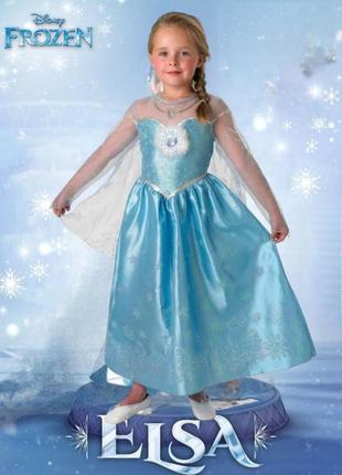 Платье frozen elza от disney (7-8 pp)