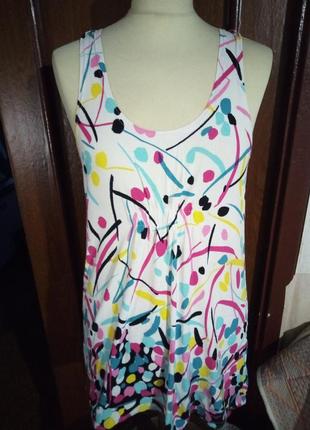 Платье короткое- майка для дома р 48-50