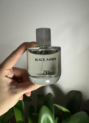 Женский парфюм black amber от zara 100 ml