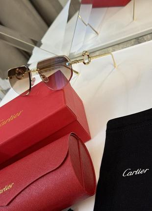 Сонцезахисні окуляри cartier повний комплект