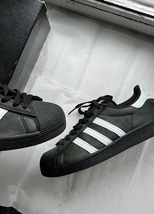 Кроссовки кожа adidas superstar оригинал размер 42 26,5 см новые