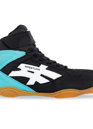 Борцовки wrestling difeno 🔥размер 36-45 черный-мятный