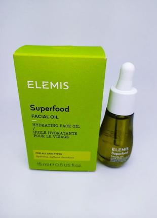 Бестселер висококонцентрована олія для обличчя elemis superfood facial oil