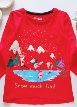 Красивий новорічний реглан  артикул: 21810