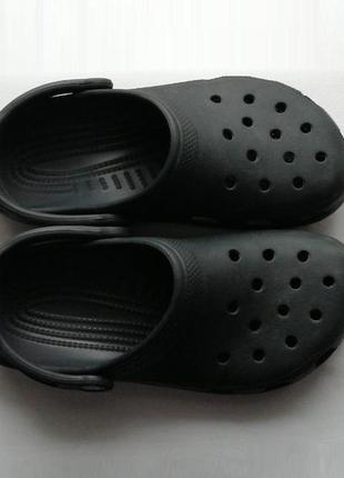 Крокси сабо classic black чоловічі жіночі crocs